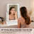 Led Vanity Mirror With Lights, 18x13 Inch Dimmable Touch Makeup Mirror-2053107547