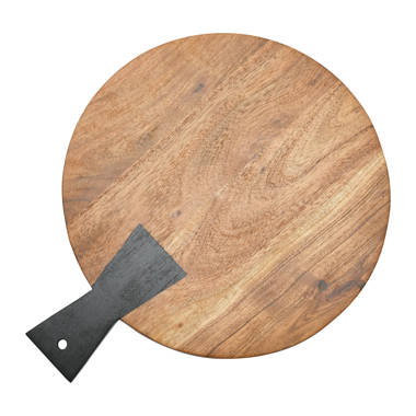 Rae Dunn Bamboo Cutting Board and Knife 3 Piece Set - Chopping Board, Mini  Charcuterie Board, Black