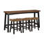 Ensemble de tabourets de table, tabourets de bar et de table transitionnels 4 pièces Transition-820059924-820056418-830951779