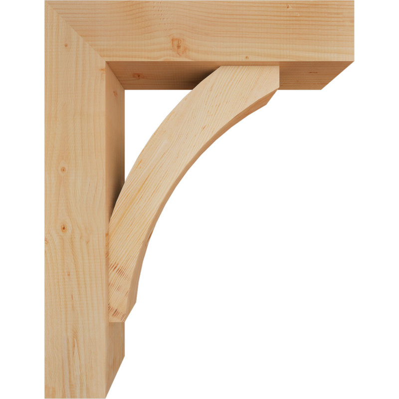 Support de bloc Thorton avec entretoise décalée, 36 x 28, Sapin Douglas de l 7 1/2 (lisse)