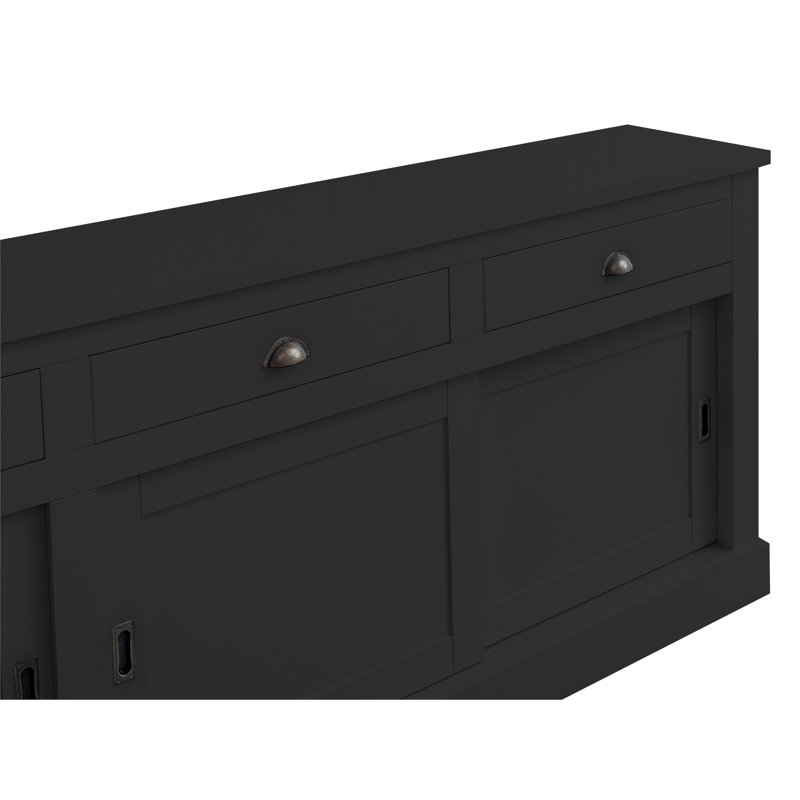 Ankit 300cm Sideboard, Black