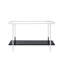 Console moderne en simili marbre miroitant