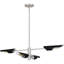 Gowanda 4-Light Brushed Nickel Island Light-98691637