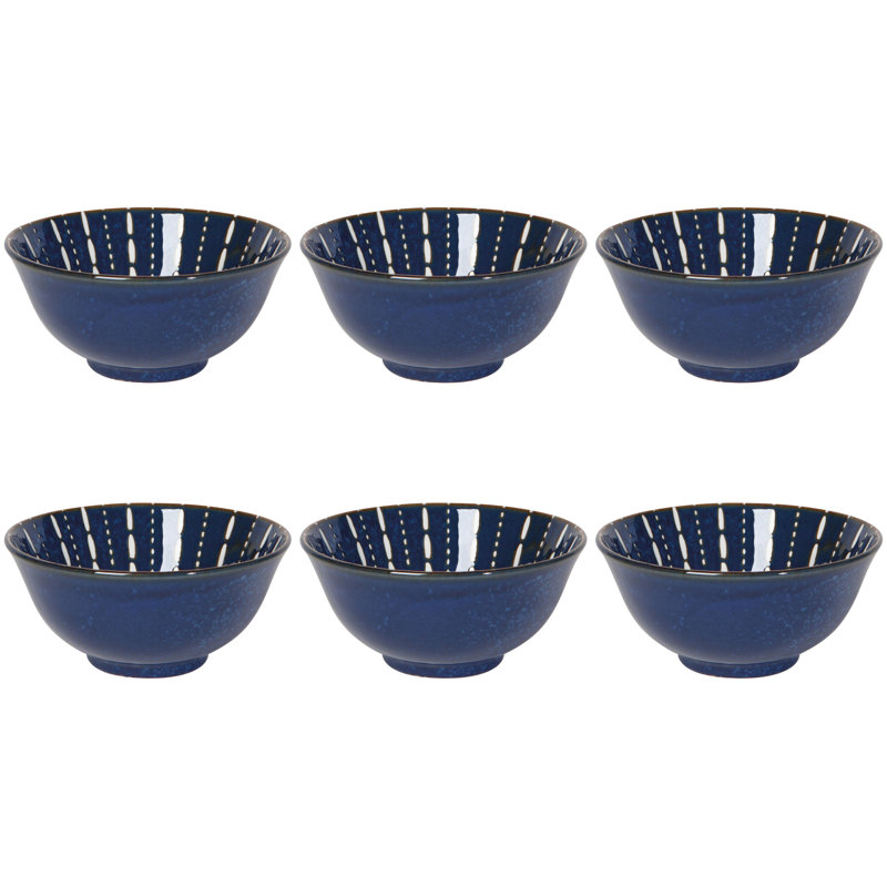 Ensemble de 6 bols estampés 6 pouces