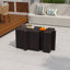 Table d'appoint de patio, table modulaire à bord convexe MGO - acheter simple ou combiner-2089514348-2089514349