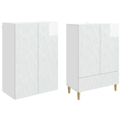4 -Door 1 -Drawer 3 -Shelf Storage Cabinet