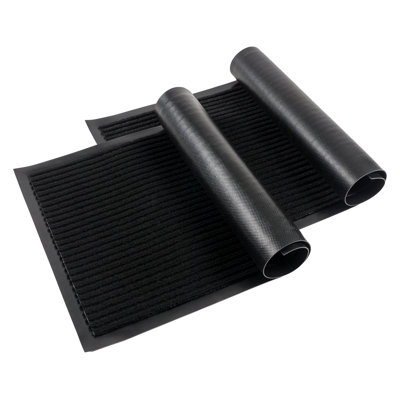 Tapis de porte d'extérieur antidérapant Arywn 30 po x 17 po