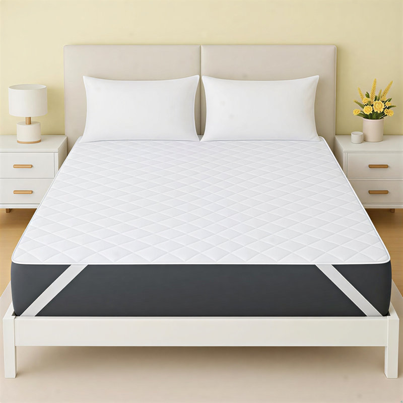 Mattress Protector With Elastic Strap 100% Waterproof, Full