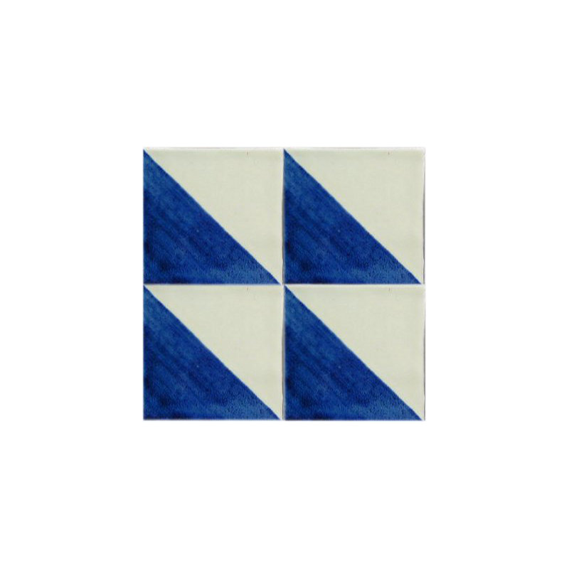 6" x 6" 4pcs TalaMex Harlequin Talavera Mexican Tile