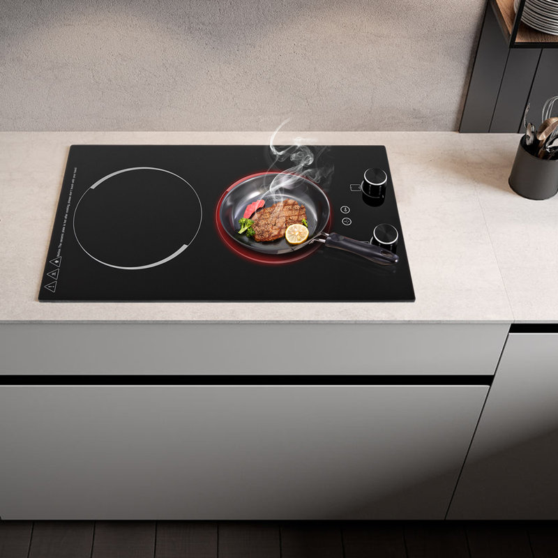 20'' Infrared Heating Induction Electric Cooktop with Dual Size Power Burner