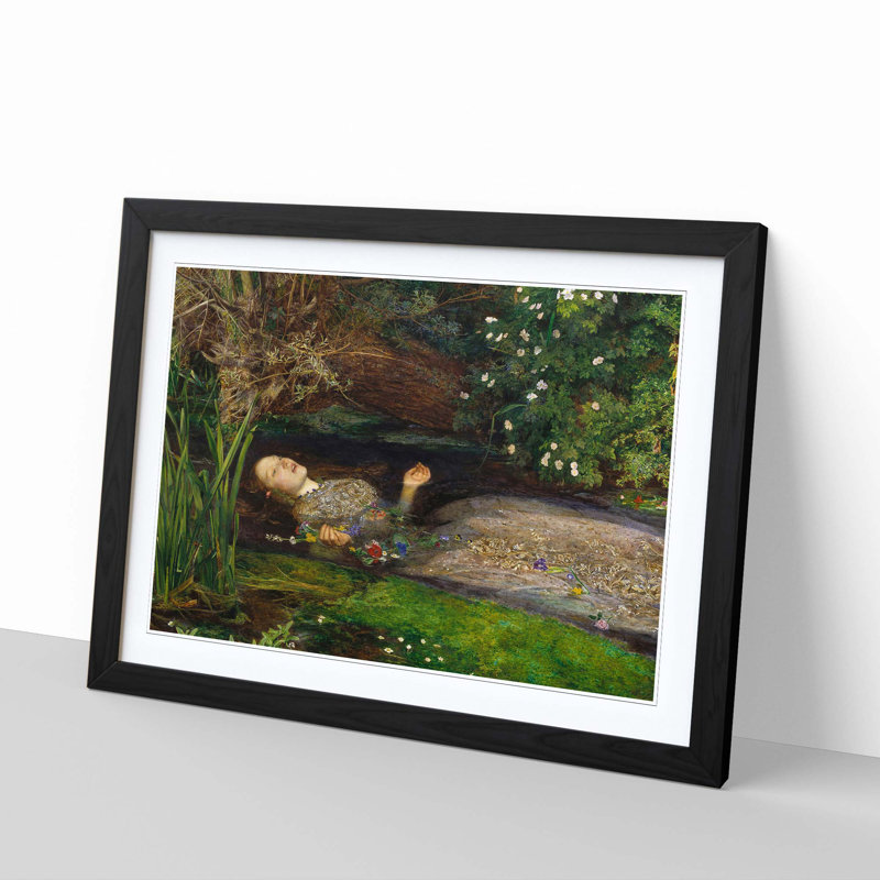 John Everett Millais - Single Picture Frame Painting, Black