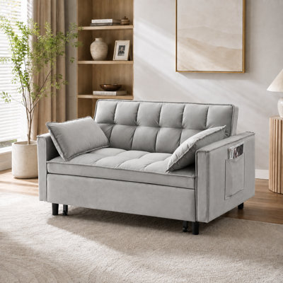 55.1-Inch Convertible Sofa Bed