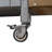 Foldable Outdoor Kitchen Island with Lockable Wheels, Storage Cabinet & Towel Rack (Espresso+Grey)-129470397-129470402