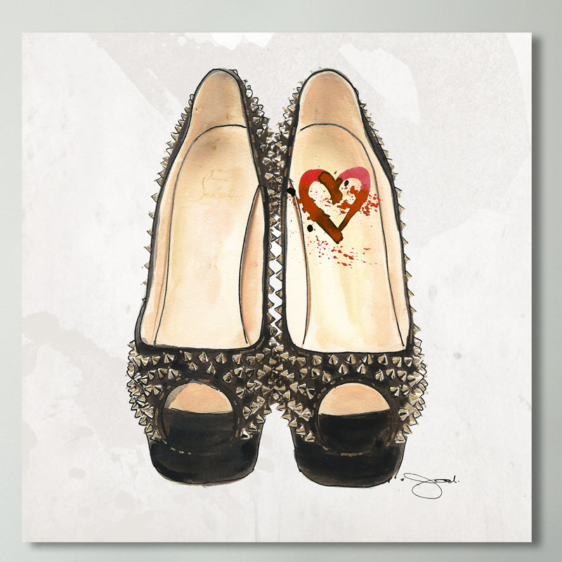 «Heart and Sole», impression sur toile, H 36 po x l 36 po x P 1,5 po, Toile tendue