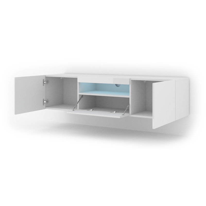 TV Cabinet Carty 150 WHITE GLOSS