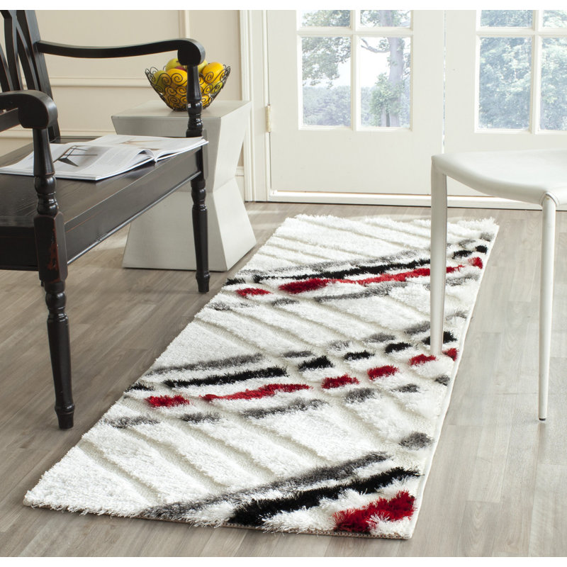 Anna Hand-Tufted Beige Area Rug, Runner 2'3" x 7'