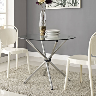 Baton' Clear Dining Table by Modway