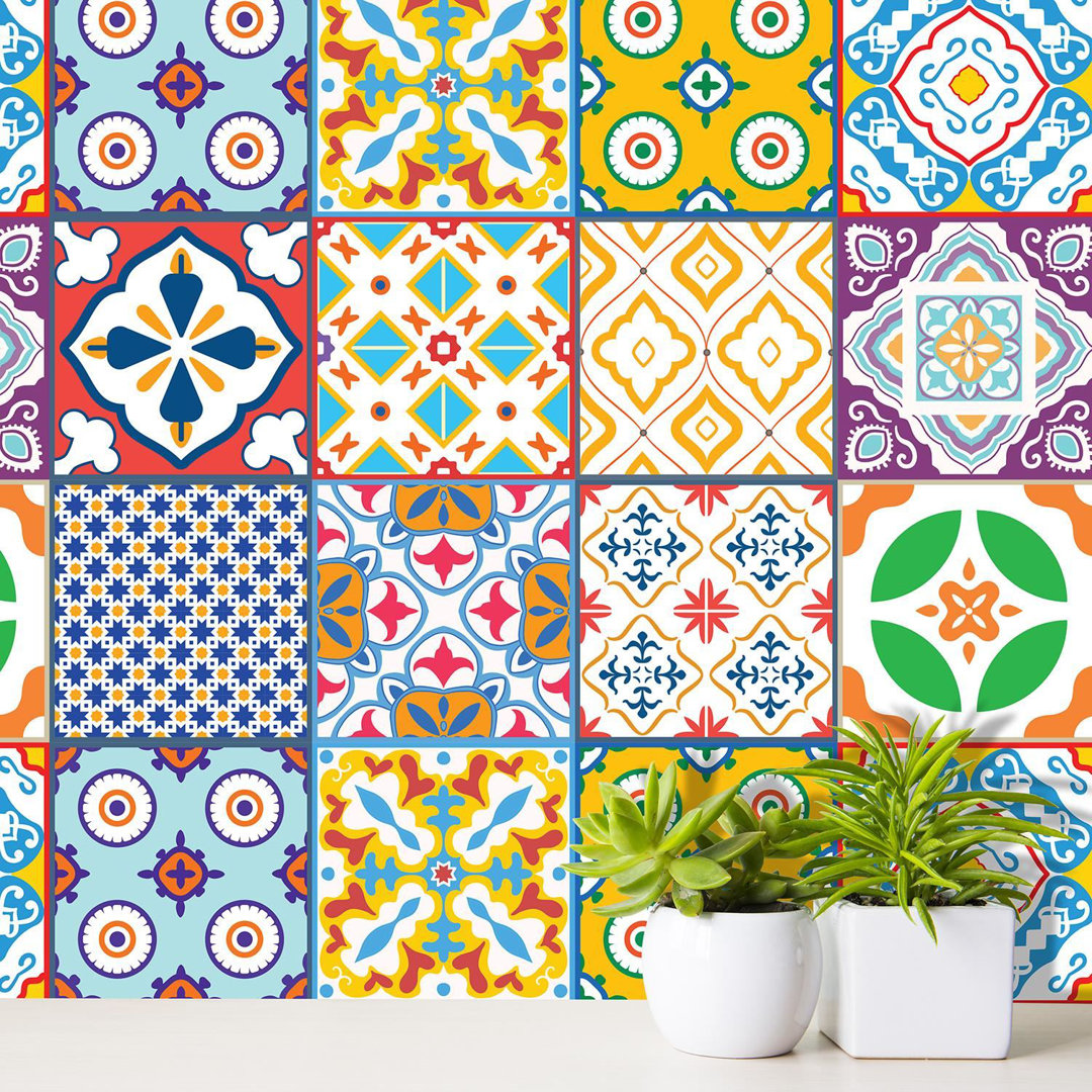 15cm x 15cm PVC Peel & Stick Mosaic Tile