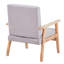Fauteuil d'appoint en velours Bleona-107227490