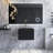 Modern Wall Mounted Striped Bathroom Vanity With Sink And Soft-Close Drawer-1120624492