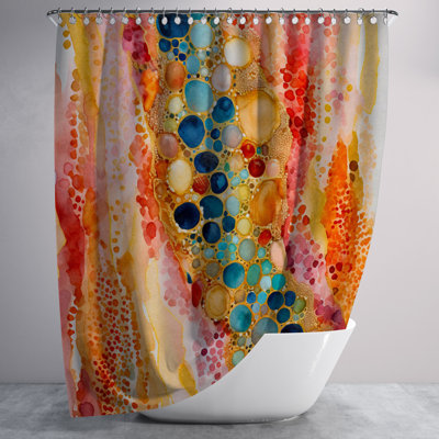 Laius Abstract Shower Curtain