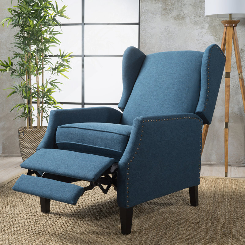 Fauteuil inclinable, Tissu bleu marine