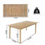 Table de salle à manger Tristian-289231049