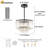 Amiriya Dimmable Tiered Chandelier-2113588752