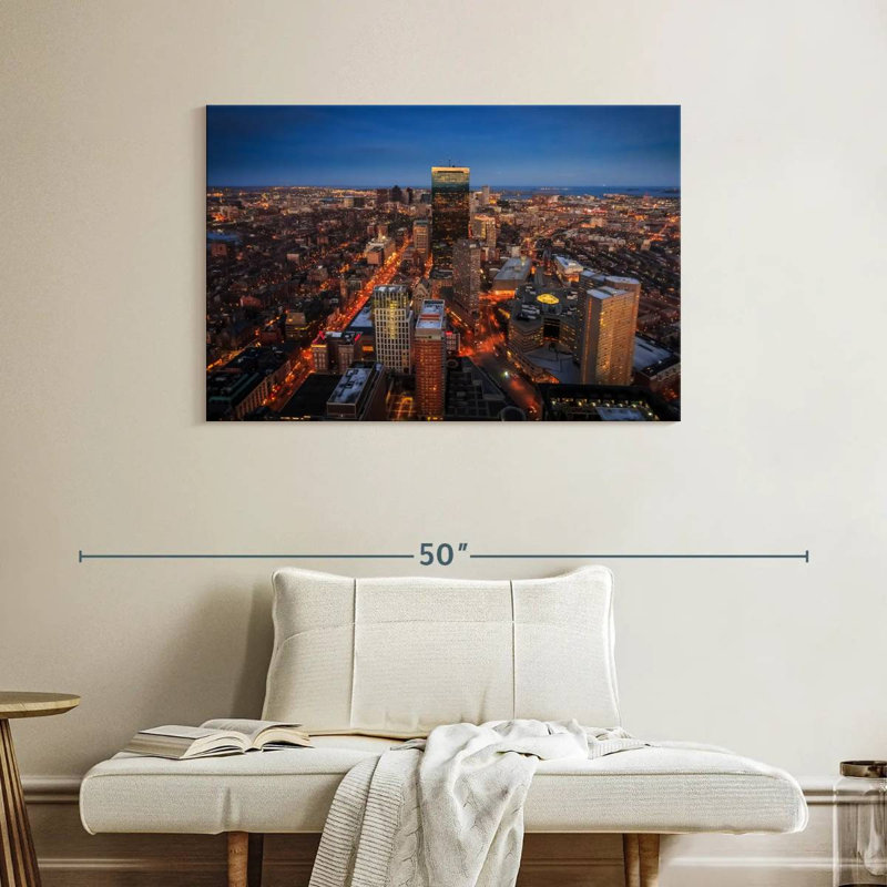 Sireci Boston Skyline At Sunset