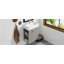 Meuble-lavabo flottant moderne 21,6 po avec lavabo en céramique