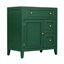 Meuble-lavabo 30 po avec lavabo en céramique avec tiroir, porte et armoire de rangement-1431689475-1431689484