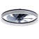 Indoor Flush Mount Ceiling Fan With LED Light And Remote Control