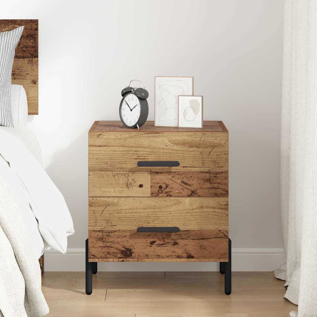 40cm W Manufactured Wood Bedside Table
