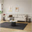 Ensemble de 3 tables basses modernes avec plateau en faux marbre et pieds en métal