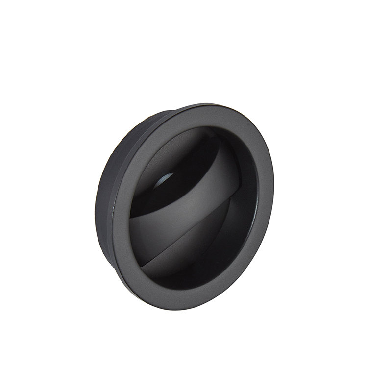 Aries Internal Flush Pull Handle, Matt Black