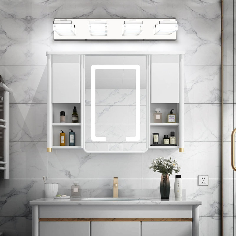 Éclairage pour meuble-lavabo , Chrome, 4