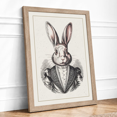 Distinguished Rabbit Vintage - Print
