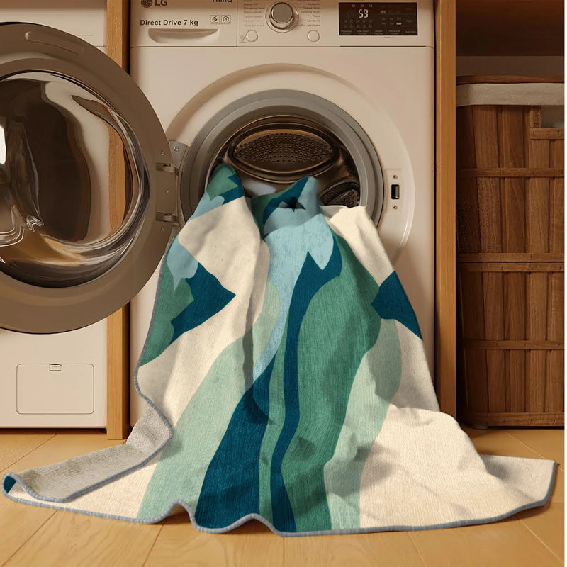 Crescent Horizons Rug, Square 8'