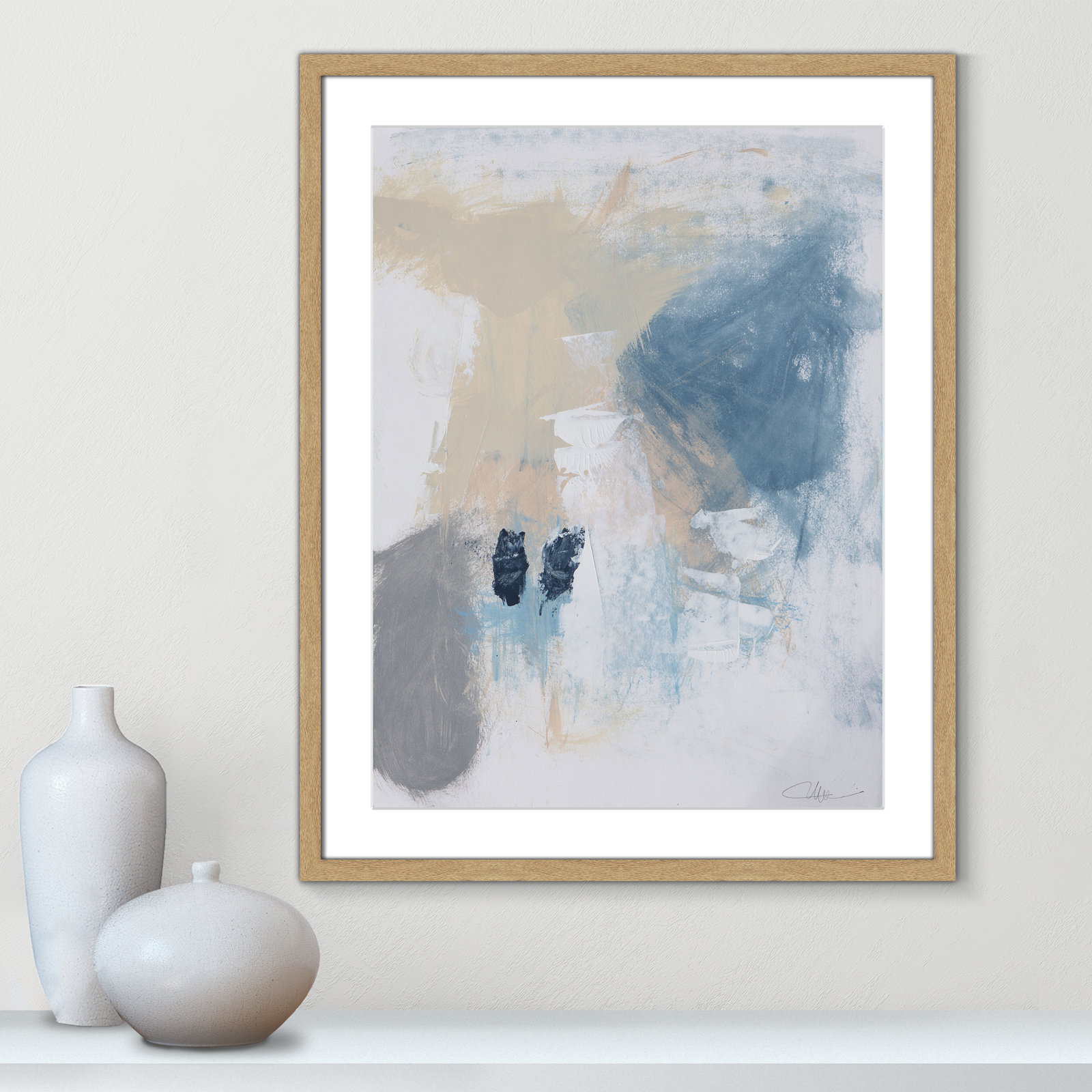 Coastal Carnival II Print by Casa Fine Arts, White, 29.5" H x 23.5" W x 1.25" D, Natural Single Picture Framed Paper