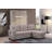Ashlyn 84" Light Gray Reversible Sleeper Sectional Sofa