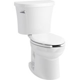 Kingston 1.28 GPF (Water Efficient) Elongated Two-Piece Toilet (Seat Not Included)