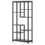 Open Display Rack,Farmhouse Bookshelf,Versatile Storage Bookcase