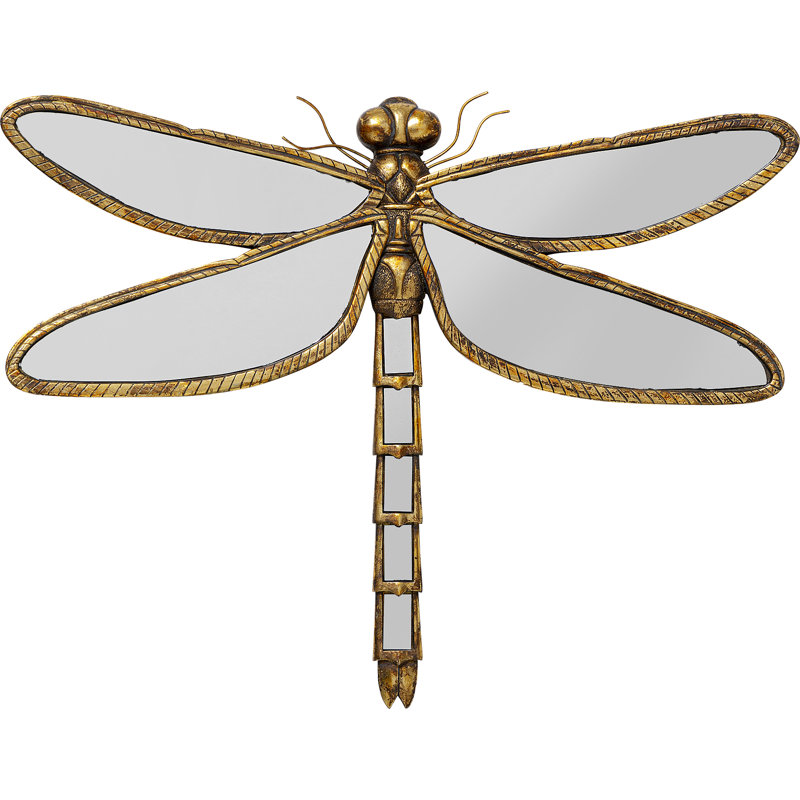 Wall Decoration Dragonfly Mirror 71, 71cm H x 58cm W x 6cm D