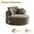 53" Oversized Boneless Round Accent Chair – Plush Corduroy Upholstery Chaise Longue Chair Indoor-1447132139