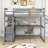 Kids Twin Loft Bed with Drawers-70507704