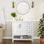 Ensemble de meuble-lavabo simple 36 po avec lavabo, armoire, tablette de rangement ouverte et tiroirs de rangement Caniya-1045739433-1054958062-1030693171