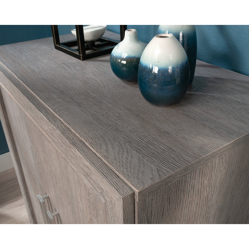 Ashen Oak 2-Door Adjustable Shelf Office Cabinet
