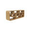Cabinet Solid Wood Geometric Bookcase-1543333852