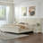 Upholstered Platform Bed With Oversized Headboard, Covered in Premium Velvet Fabric-538492325-538492347