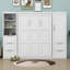 Grand lit escamotable mural avec tablettes-1786317013